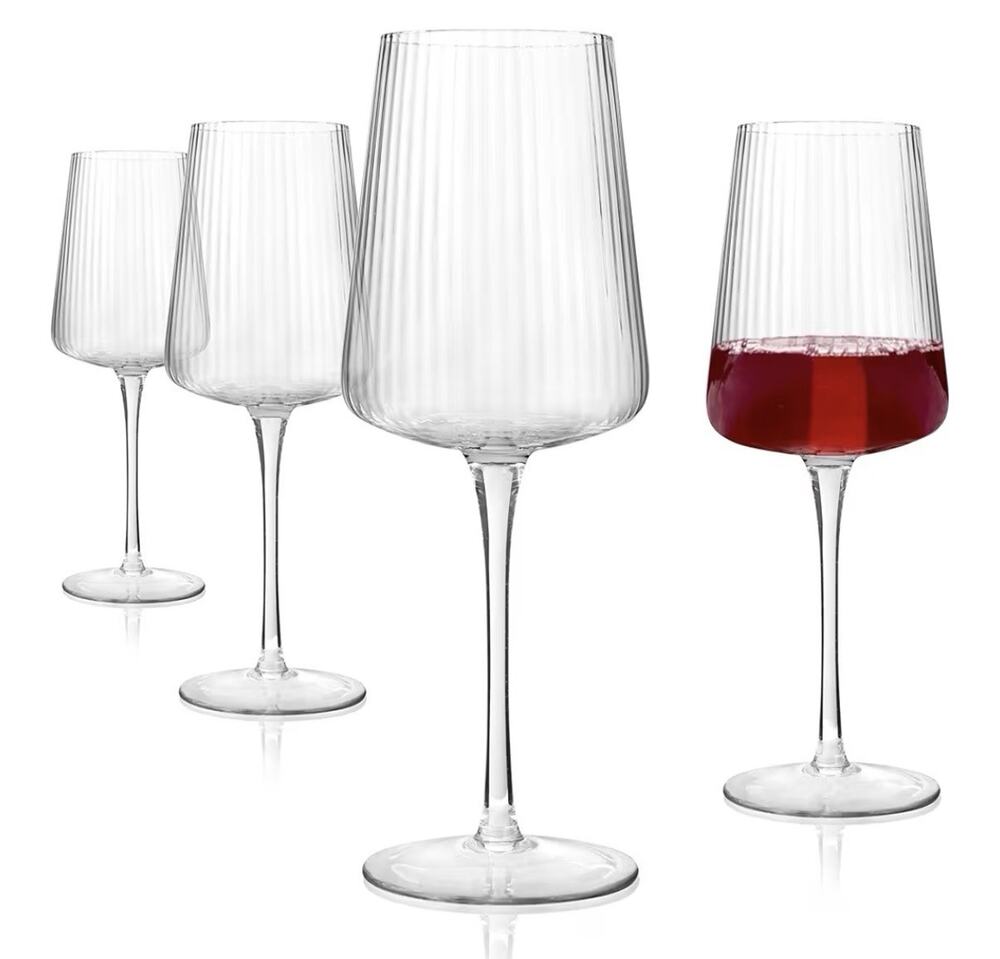 ARTLAND Soho Optic 14 oz Goblet, Set of 4